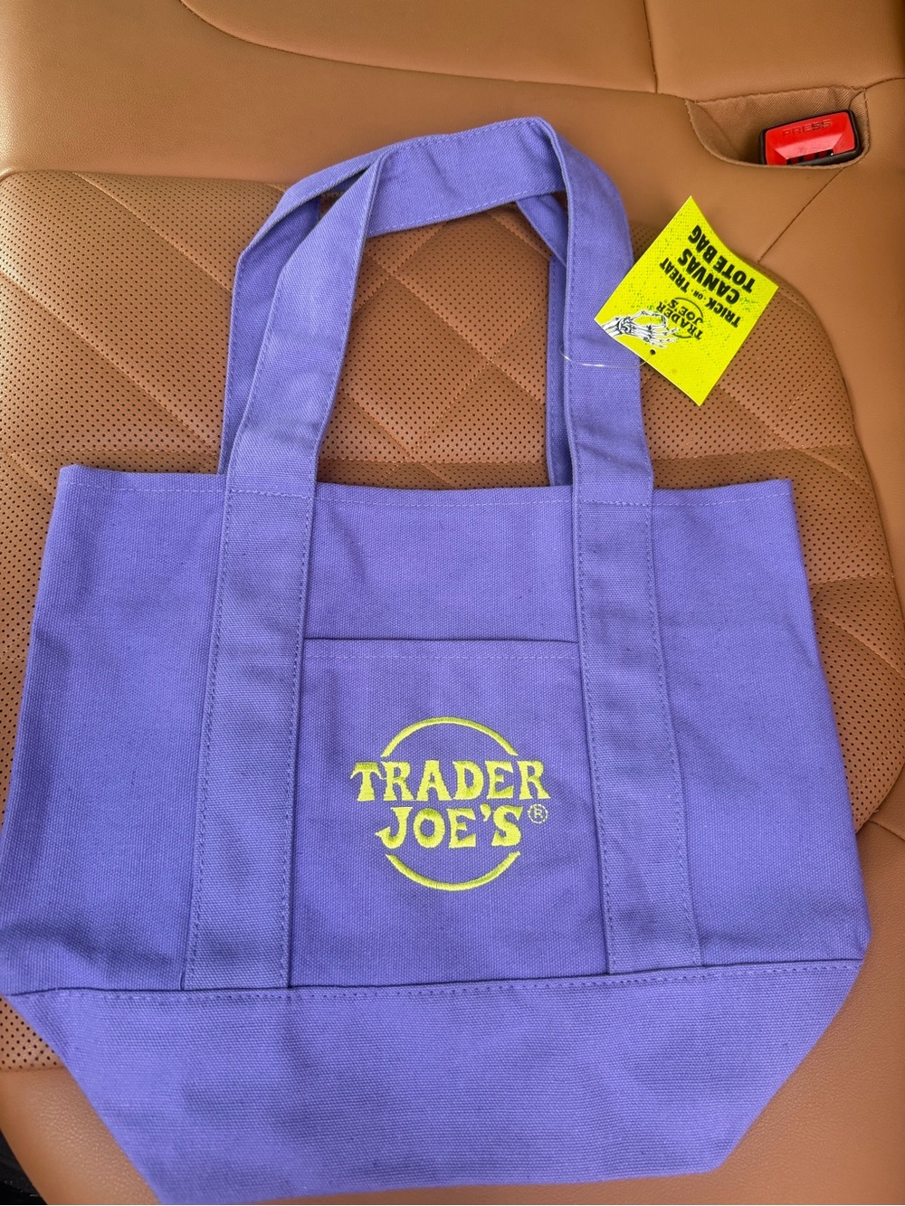 2026 Trader Joe's Halloween Mini
Canvas Totes - purple